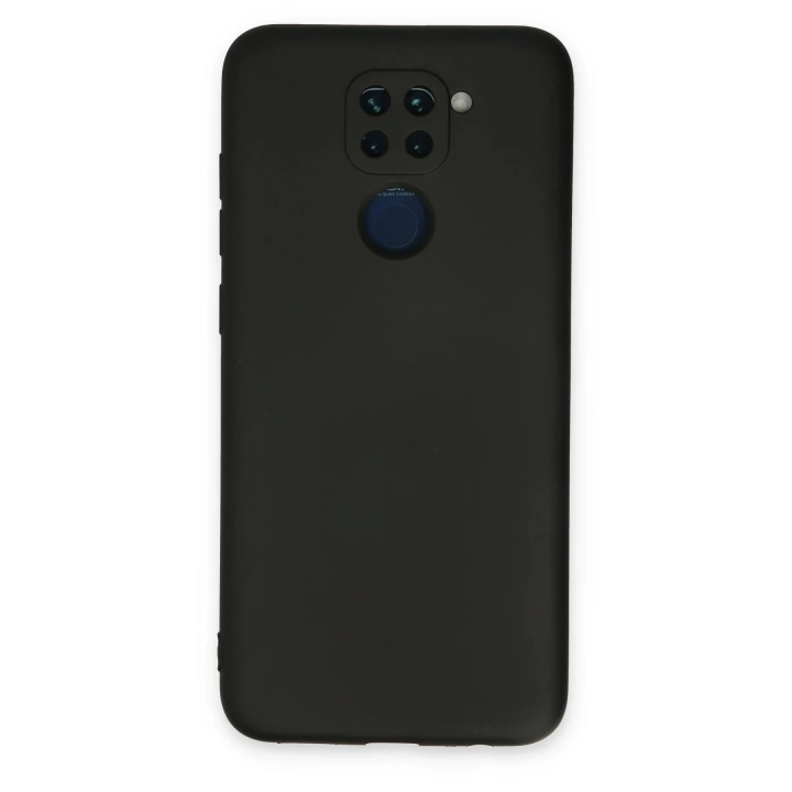 BFS  Xiaomi Redmi Note 9 Kılıf Nano içi Kadife Silikon - Siyah