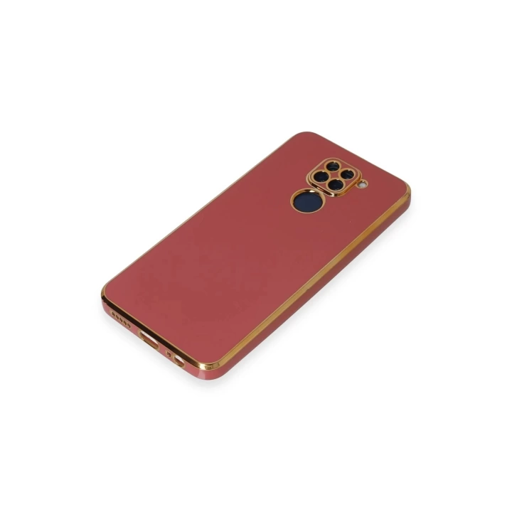 BFS  Xiaomi Redmi Note 9 Kılıf Volet Silikon - Kırmızı