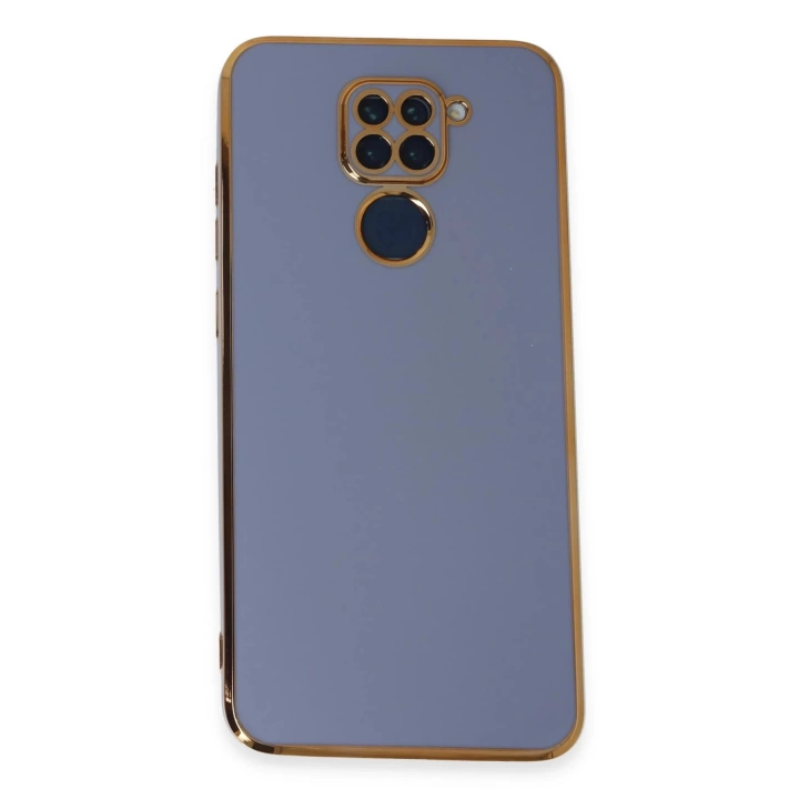 BFS  Xiaomi Redmi Note 9 Kılıf Volet Silikon - Mavi