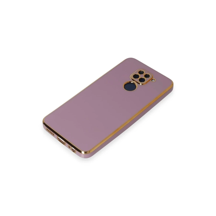 BFS  Xiaomi Redmi Note 9 Kılıf Volet Silikon - Mor