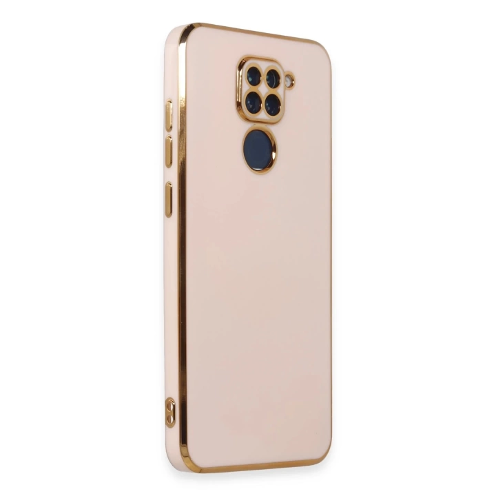 BFS  Xiaomi Redmi Note 9 Kılıf Volet Silikon - Pembe