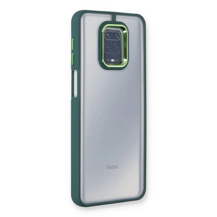 BFS  Xiaomi Redmi Note 9 Pro Kılıf Dora Kapak - Haki Yeşil