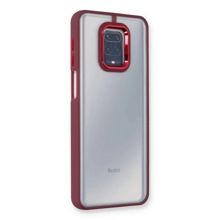 BFS  Xiaomi Redmi Note 9 Pro Kılıf Dora Kapak - Kırmızı