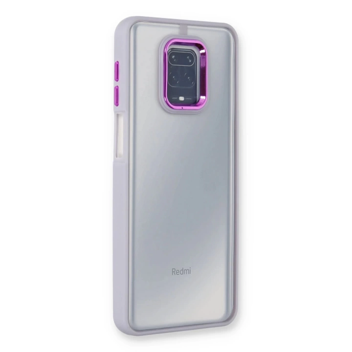 BFS  Xiaomi Redmi Note 9 Pro Kılıf Dora Kapak - Lila