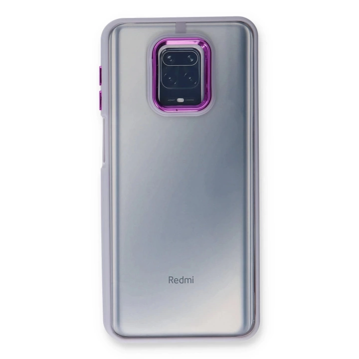 BFS  Xiaomi Redmi Note 9 Pro Kılıf Dora Kapak - Lila