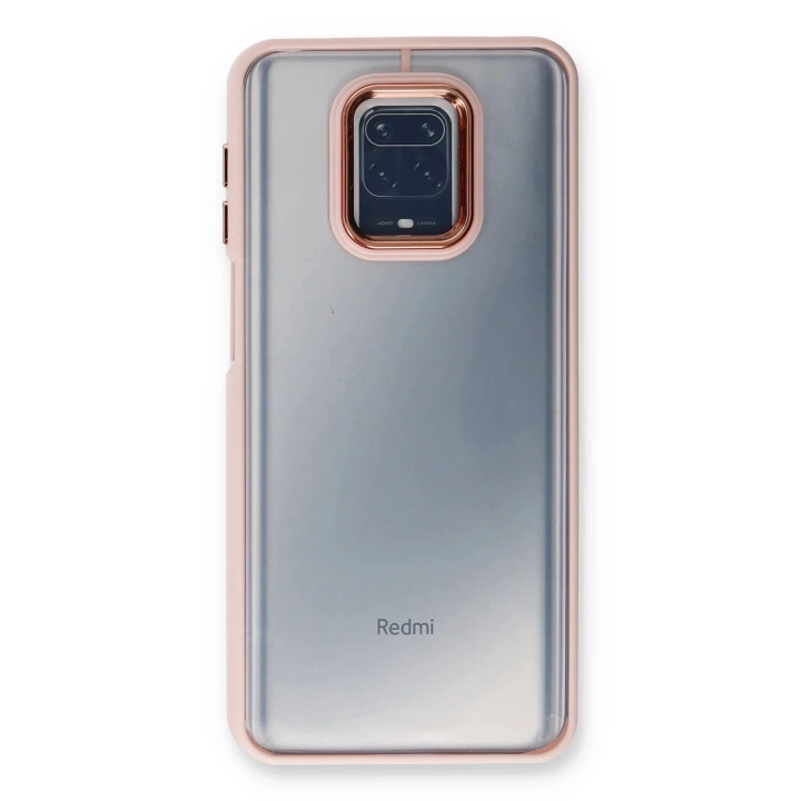 BFS  Xiaomi Redmi Note 9 Pro Kılıf Dora Kapak - Pudra