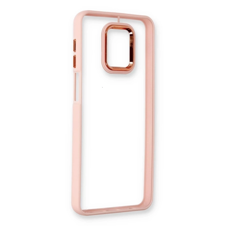 BFS  Xiaomi Redmi Note 9 Pro Kılıf Dora Kapak - Pudra