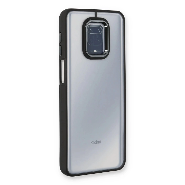 BFS  Xiaomi Redmi Note 9 Pro Kılıf Dora Kapak - Siyah