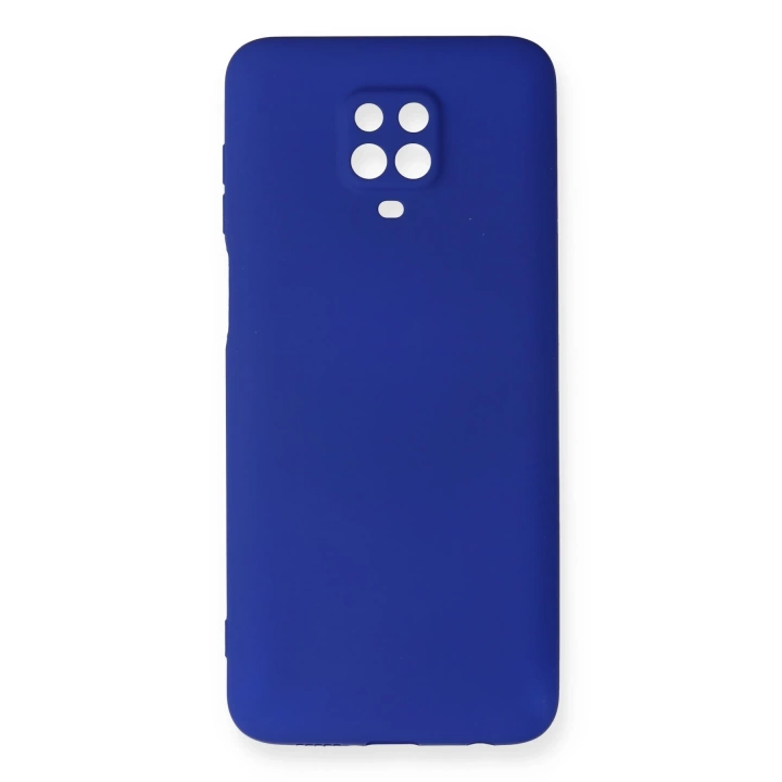 BFS  Xiaomi Redmi Note 9 Pro Kılıf First Silikon - Lacivert