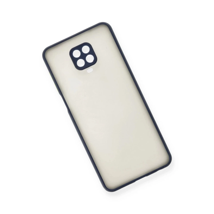 BFS  Xiaomi Redmi Note 9 Pro Kılıf Montreal Silikon Kapak - Lacivert
