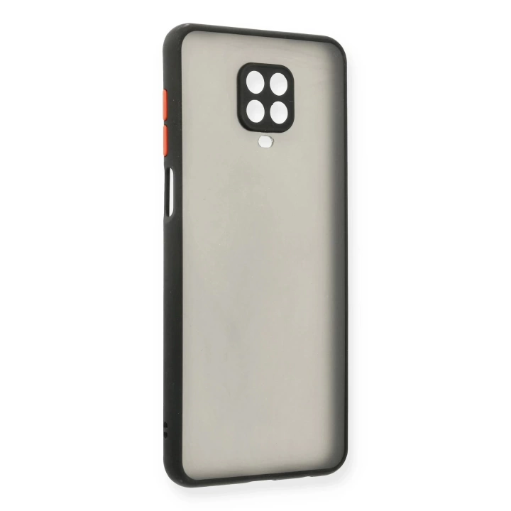 BFS  Xiaomi Redmi Note 9 Pro Kılıf Montreal Silikon Kapak - Siyah