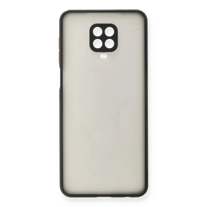 BFS  Xiaomi Redmi Note 9 Pro Kılıf Montreal Silikon Kapak - Siyah