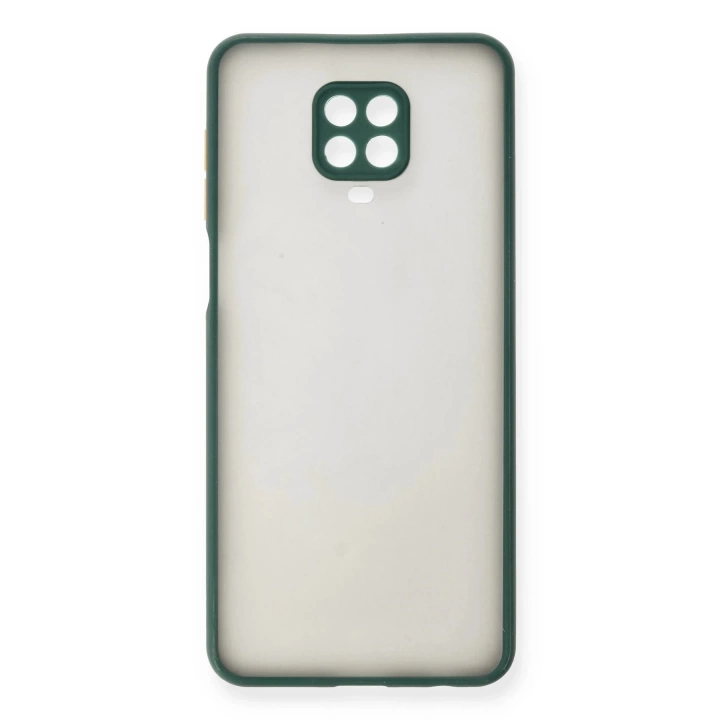 BFS  Xiaomi Redmi Note 9 Pro Kılıf Montreal Silikon Kapak - Yeşil