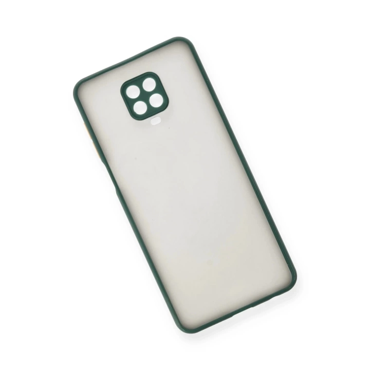 BFS  Xiaomi Redmi Note 9 Pro Kılıf Montreal Silikon Kapak - Yeşil