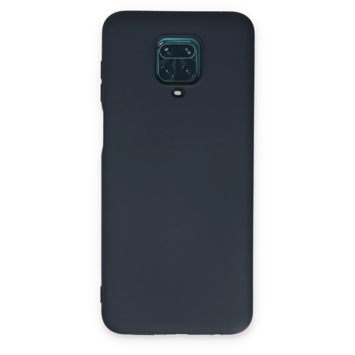 BFS  Xiaomi Redmi Note 9 Pro Kılıf Nano içi Kadife Silikon - Lacivert