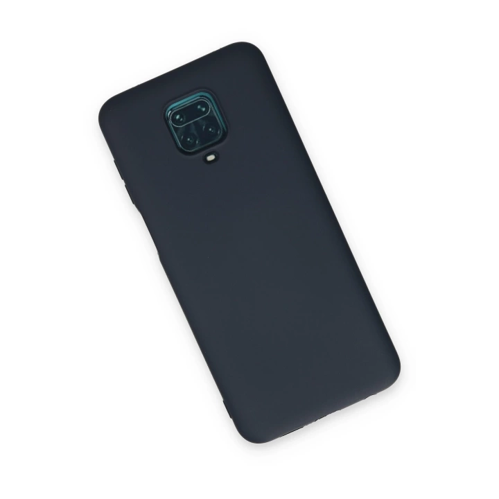 BFS  Xiaomi Redmi Note 9 Pro Kılıf Nano içi Kadife Silikon - Lacivert