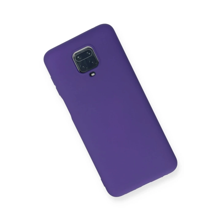 BFS  Xiaomi Redmi Note 9 Pro Kılıf Nano içi Kadife Silikon - Mor