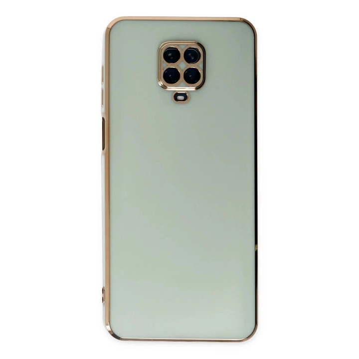 BFS  Xiaomi Redmi Note 9 Pro Kılıf Volet Silikon - Açık Yeşil