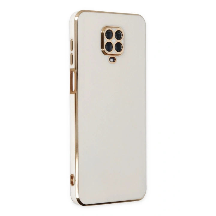 BFS  Xiaomi Redmi Note 9 Pro Kılıf Volet Silikon - Beyaz