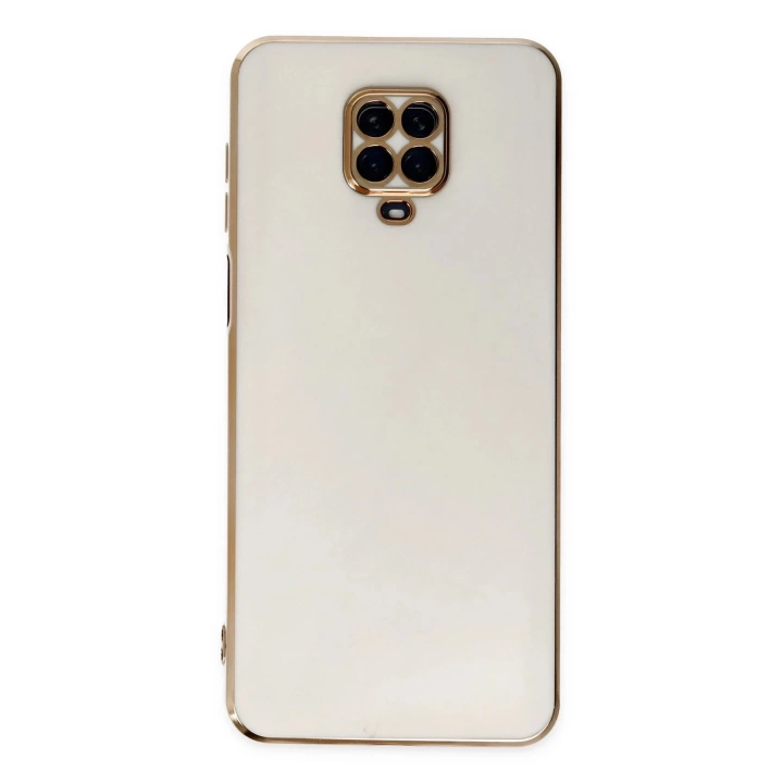 BFS  Xiaomi Redmi Note 9 Pro Kılıf Volet Silikon - Beyaz