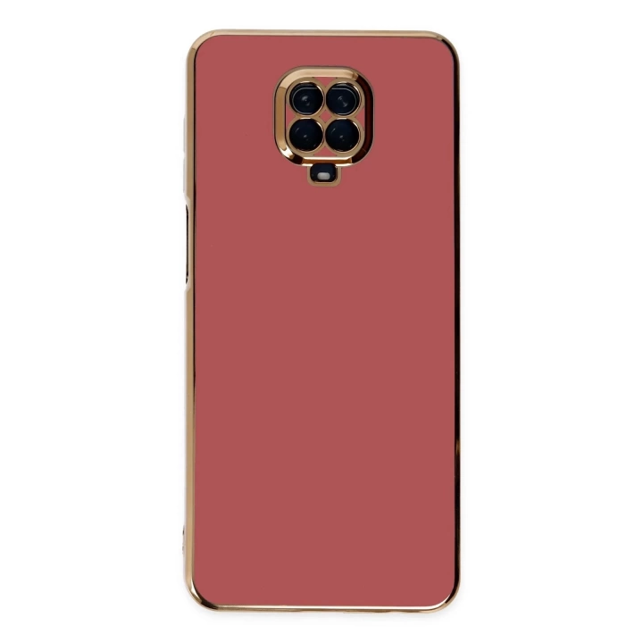 BFS  Xiaomi Redmi Note 9 Pro Kılıf Volet Silikon - Kırmızı