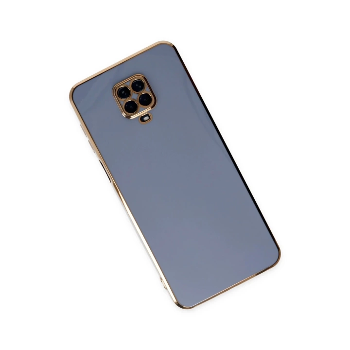 BFS  Xiaomi Redmi Note 9 Pro Kılıf Volet Silikon - Mavi