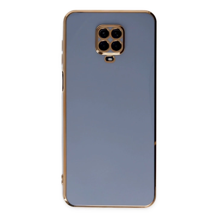 BFS  Xiaomi Redmi Note 9 Pro Kılıf Volet Silikon - Mavi