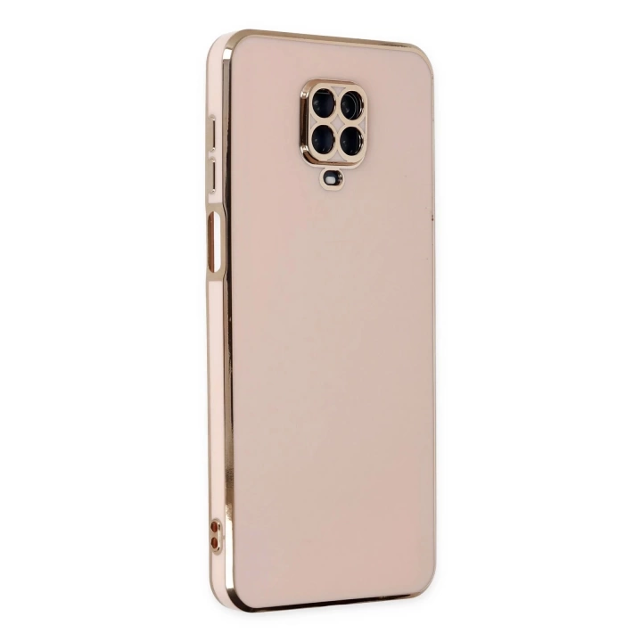 BFS  Xiaomi Redmi Note 9 Pro Kılıf Volet Silikon - Pembe