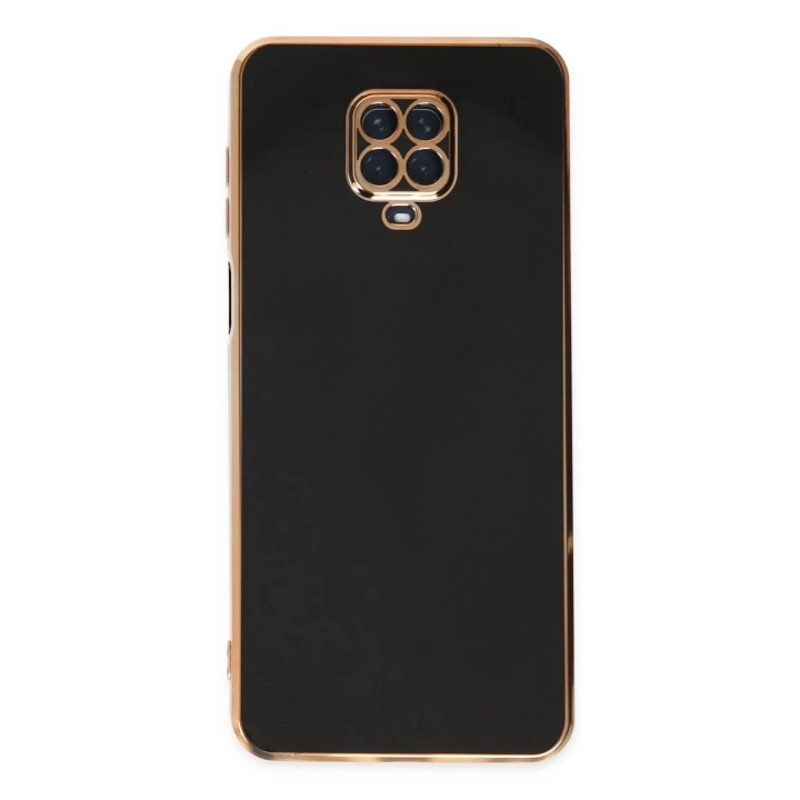 BFS  Xiaomi Redmi Note 9 Pro Kılıf Volet Silikon - Siyah