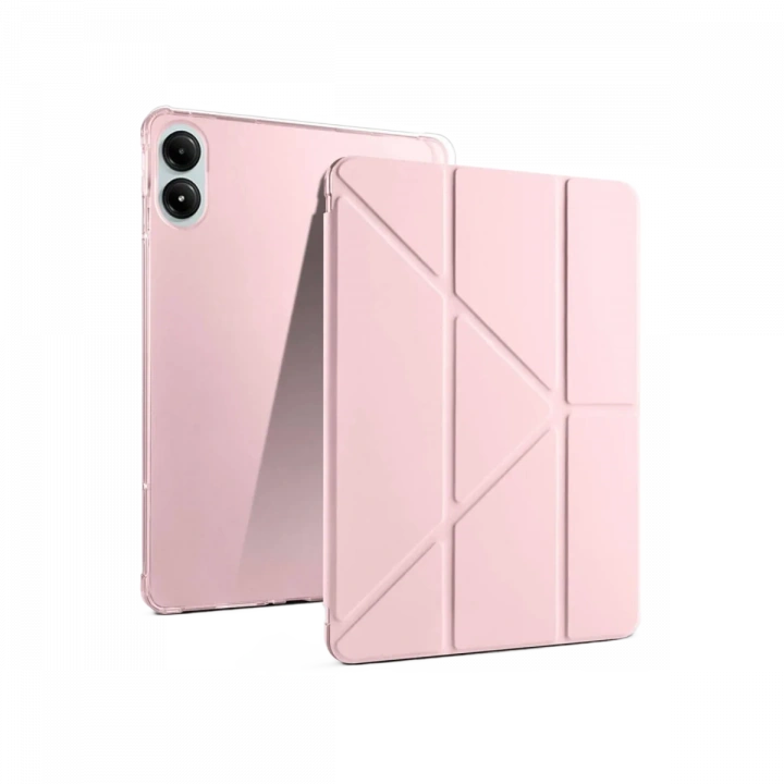 BFS  Xiaomi Redmi Pad Pro 12.1 Kılıf Kalemlikli Mars Tablet Kılıfı - Rose Gold