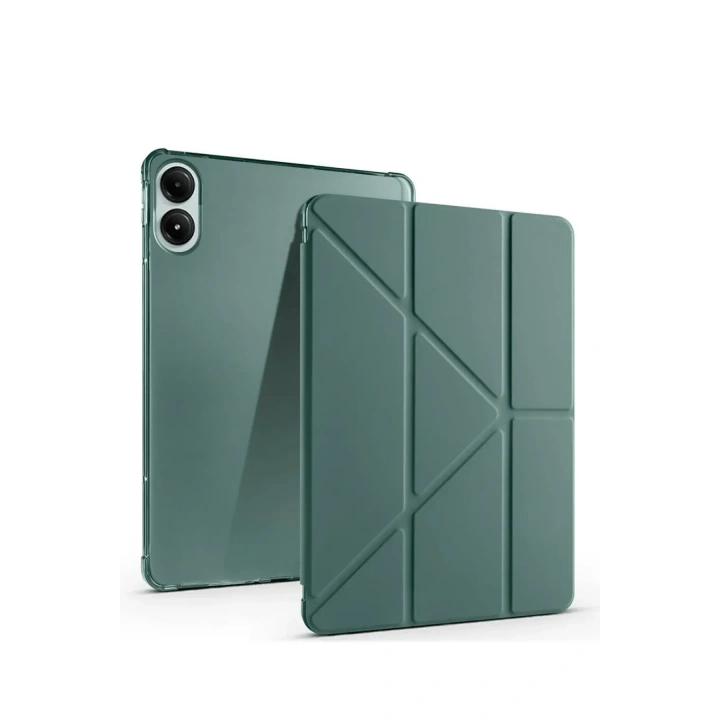 BFS  Xiaomi Redmi Pad SE 4G Kılıf Kalemlikli Mars Tablet Kılıfı - Koyu Yeşil