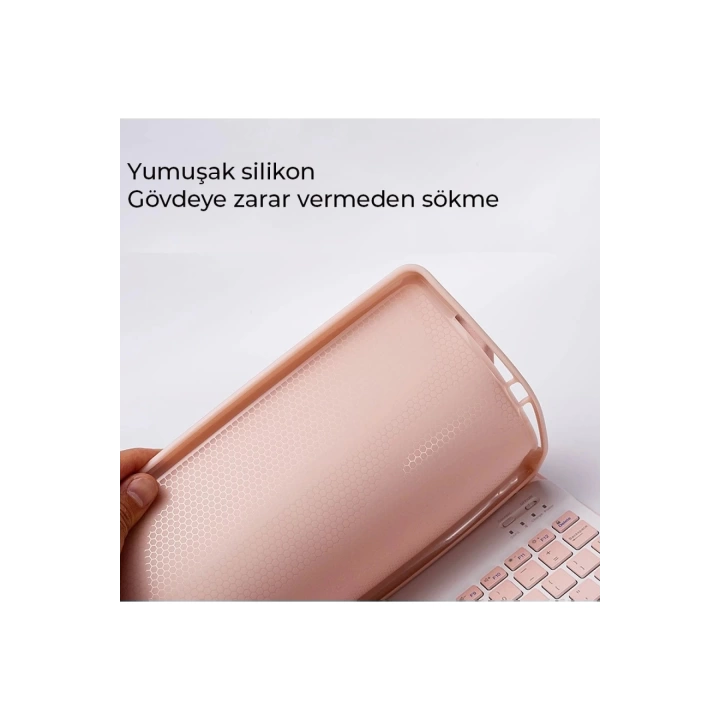 BFS Xiaomi Redmi Pad SE Kılıf KC01 Smart Klavyeli Tablet Kılıfı - Siyah