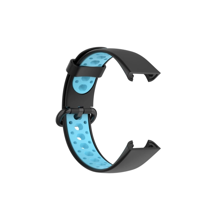 BFS  Xiaomi Redmi Watch 2 Spor Delikli Kordon - Siyah-Mavi