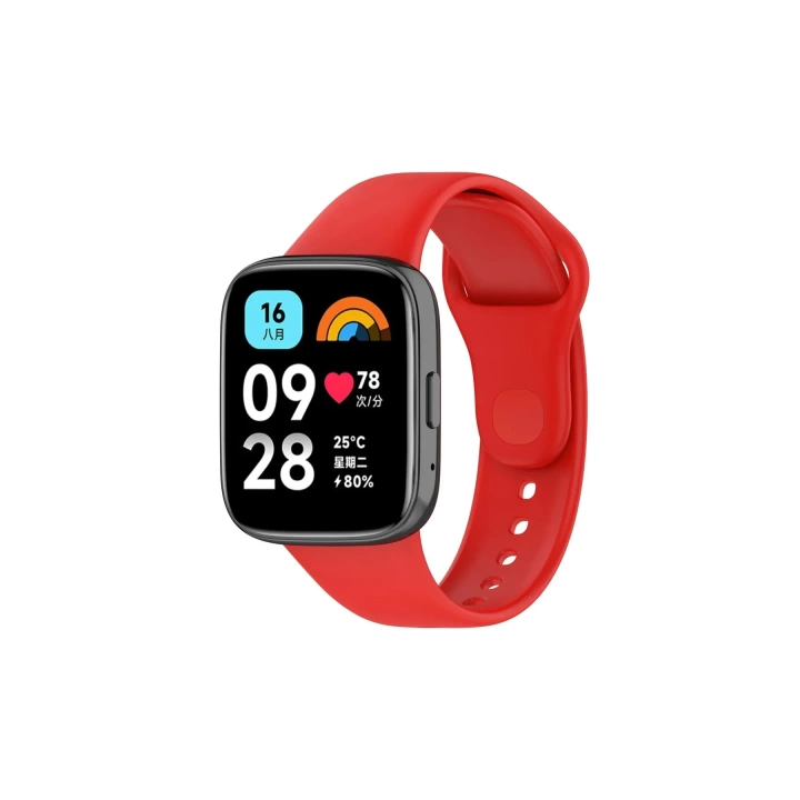 BFS  Xiaomi Redmi Watch 3 Active Klasik Kordon - Kırmızı
