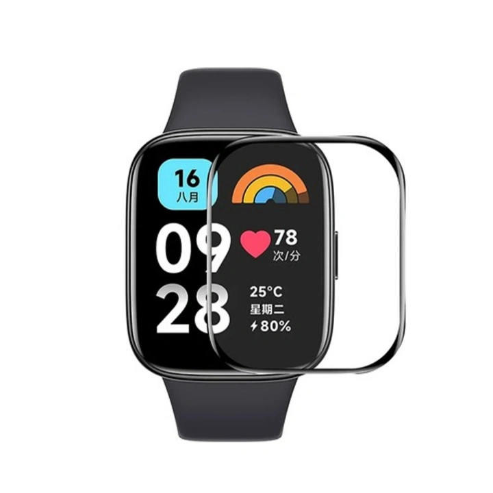 BFS  Xiaomi Redmi Watch 3 Active Polymer Nano Ekran Koruyucu - Şeffaf