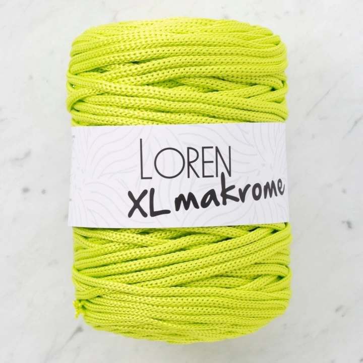 BFS  XL Makrome Fıstık Yeşil El Örgü İpi - R042 - 33707