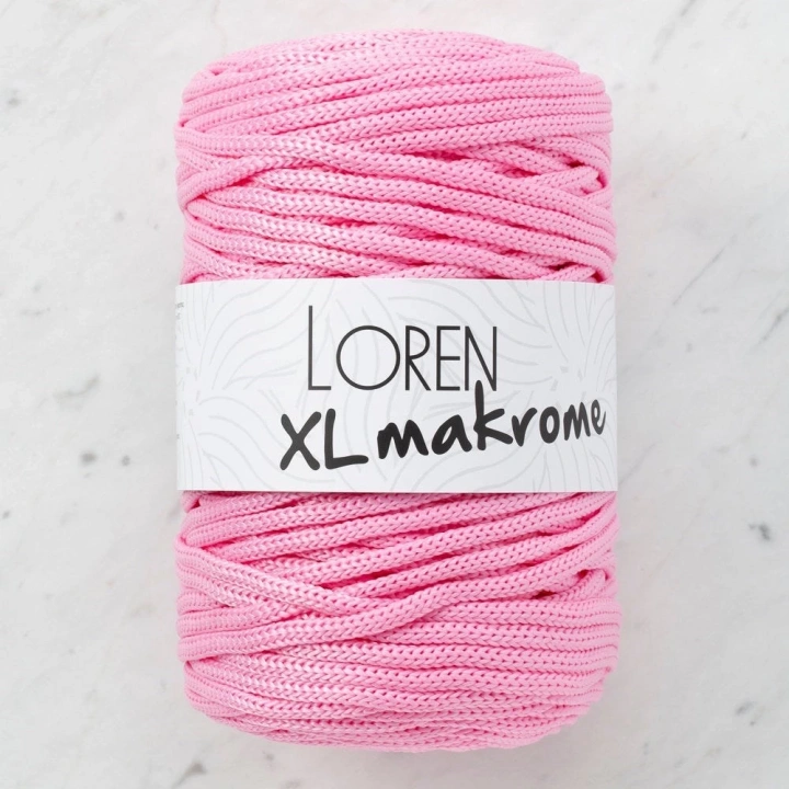 BFS  XL Makrome Pembe El Örgü İpi - R047 - 33712