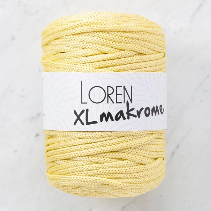 BFS  XL Makrome Sarı El Örgü İpi - R039 - 33704