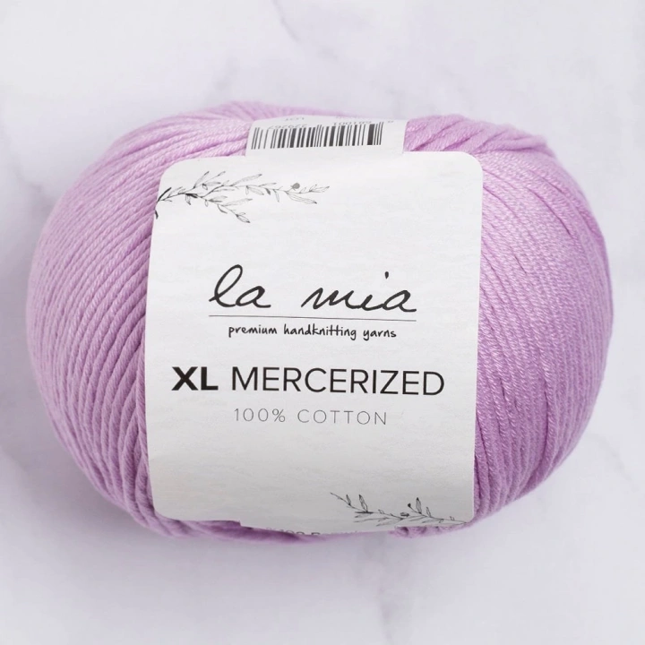 BFS  XL Mercerized Lila El Örgü İpi - 53 - 33764