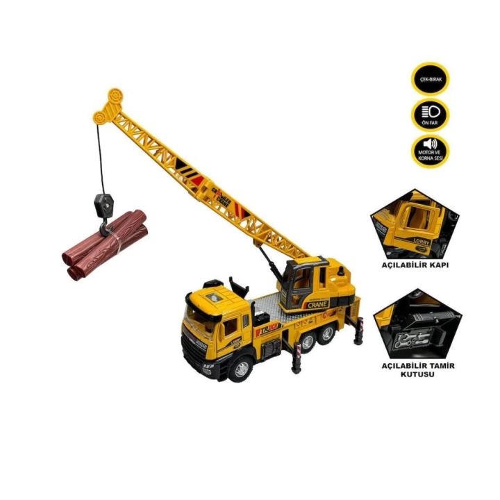 BFS   XX992-02ABÇekBırakIşıklıveSesliKuleVinç1:28-VardemOyuncak