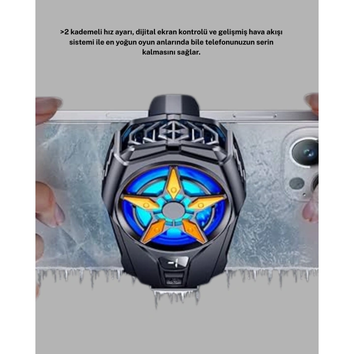 BFS Yarı İletken Cep Telefonu Radyatörü 2 Hız Kademeli Dijital Ekranlı