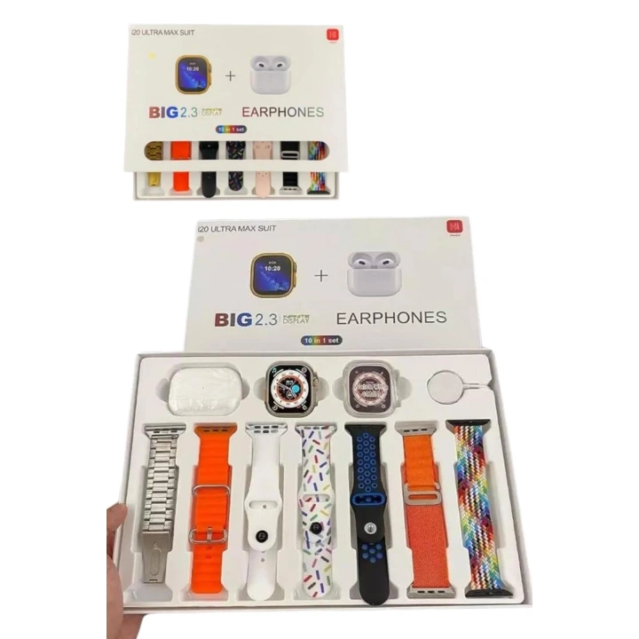 BFS Yeni Nesil 7 Kordonlu Arama Bildirim Özellikli Kulaklık Hediyeli Akıllı Saat