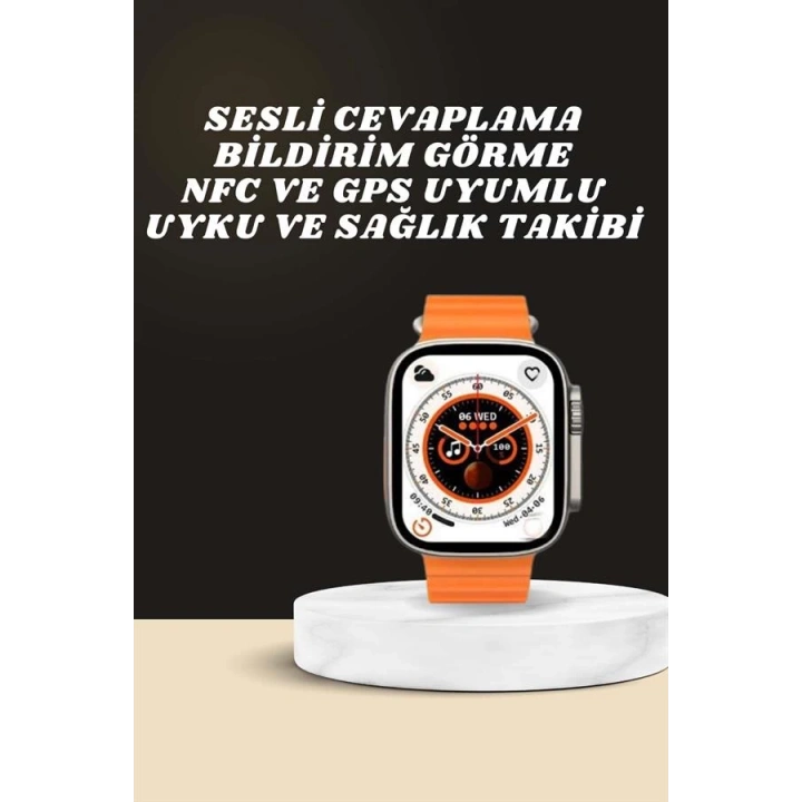 BFS Yeni Nesil Ultra Akıllı Saat Adımsayar Uyku Takibi Nabız Sensörü