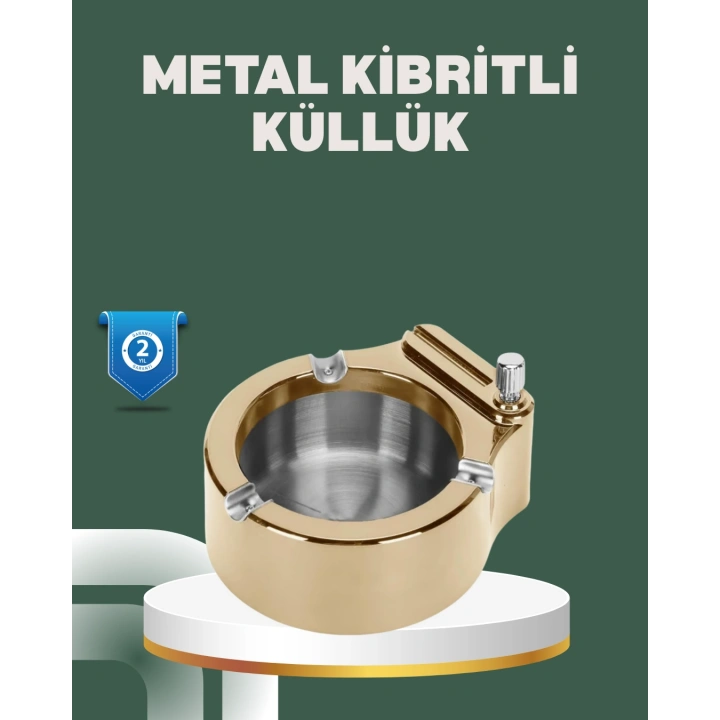 BFS Yeniden Doldurulabilir Çakmaklı Küllük Dayanıklı Yapı