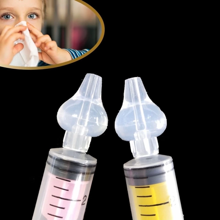 BFS  Yeniden Kullanılabilir, Manuel Burun Temizleyici 10ml Kapasiteli Burun Açıcı Şırınga