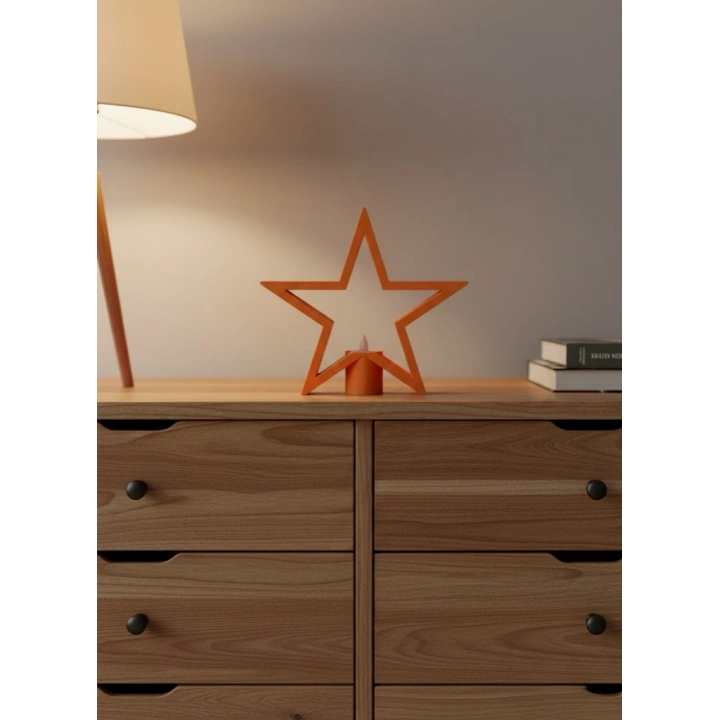 BFS YILDIZ MUMLUK TURUNCU