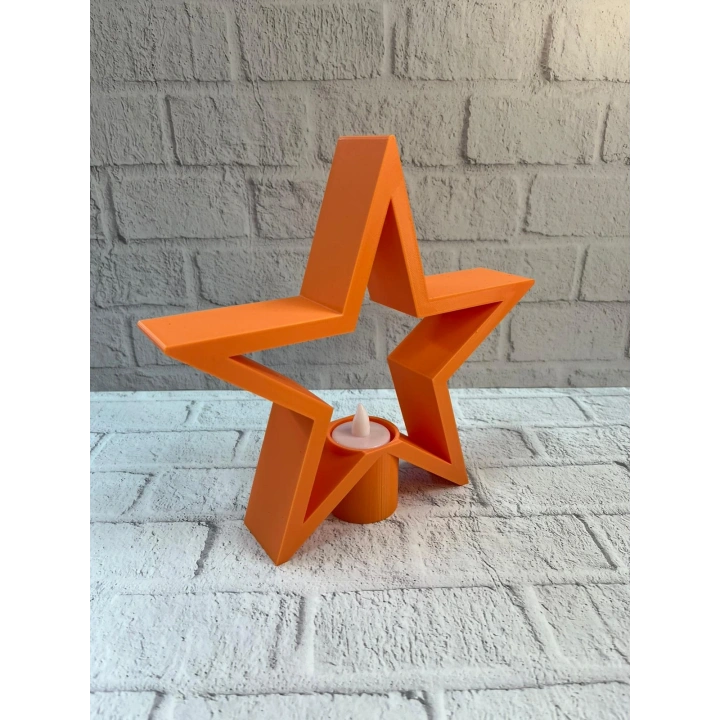 BFS YILDIZ MUMLUK TURUNCU