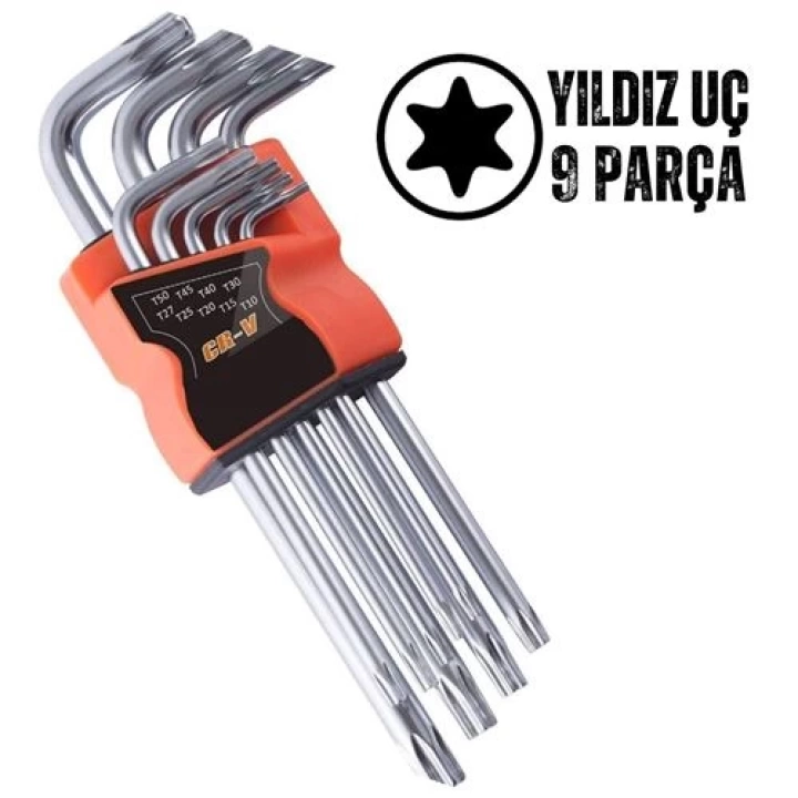 BFS  Yıldız Torx Combination 9 Parça Alyan Seti