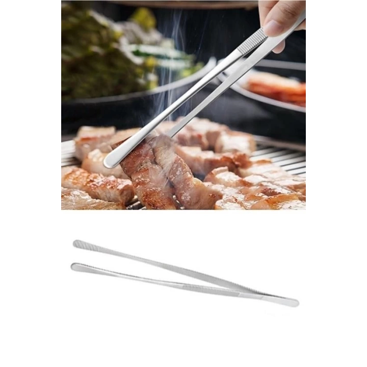 BFS   Yiyecek Servis Maşası Air Fryer  Master Chef Şef Cımbızı Et Kızartma Barbekü Aleti 30 Cm