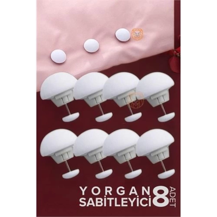 BFS Yorgan Çarşaf Kılıf Sabitleyici 8 Adet Mantar Model